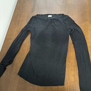 Aritzia Wilfred Black Top- Size 0